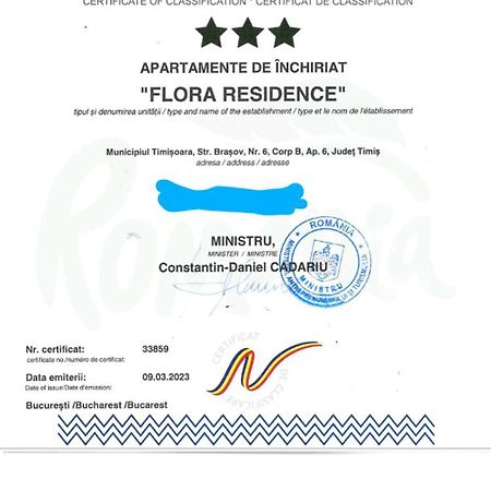 Flora Residence Temešvár Exteriér fotografie